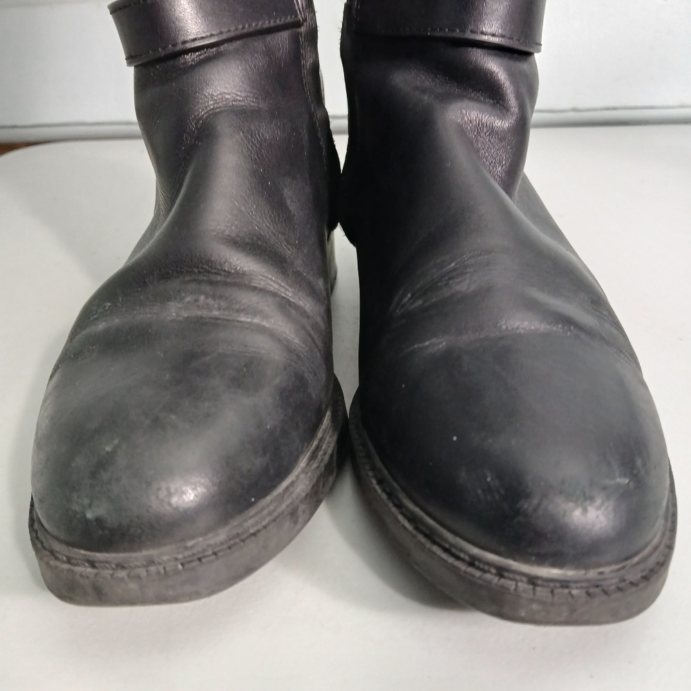 COACH Women's Ruby Horse and Carriage Buckle Leather Boots - Picture 6 of 12